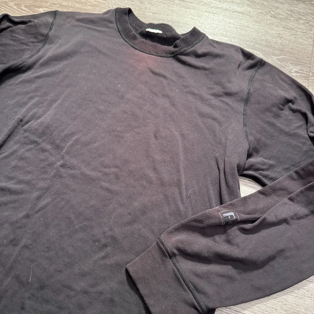 Patagonia Sweater‎ Mens Medium Black Long Sleeve Capilene Baselayer R1 Gorpcore